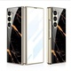 Luxury Black Marble Case for Samsung Galaxy Z Fold 3/4/5/6/7 – Shockproof, Slim Fit, Scratch-Resistant