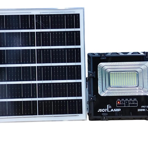 JSOT LED Solar Floodlight 100W, 200W & 300W – Outdoor Solar Security Light