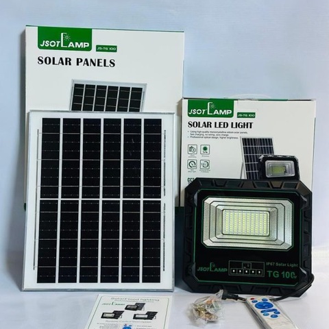 JSOT LED Solar Floodlight 100W, 200W & 300W – Outdoor Solar Security Light