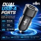 AirMars ACC20D 12W Dual Port Car Charger 5V/2.4A Fast Charging Car Adapter with USB-C Cable